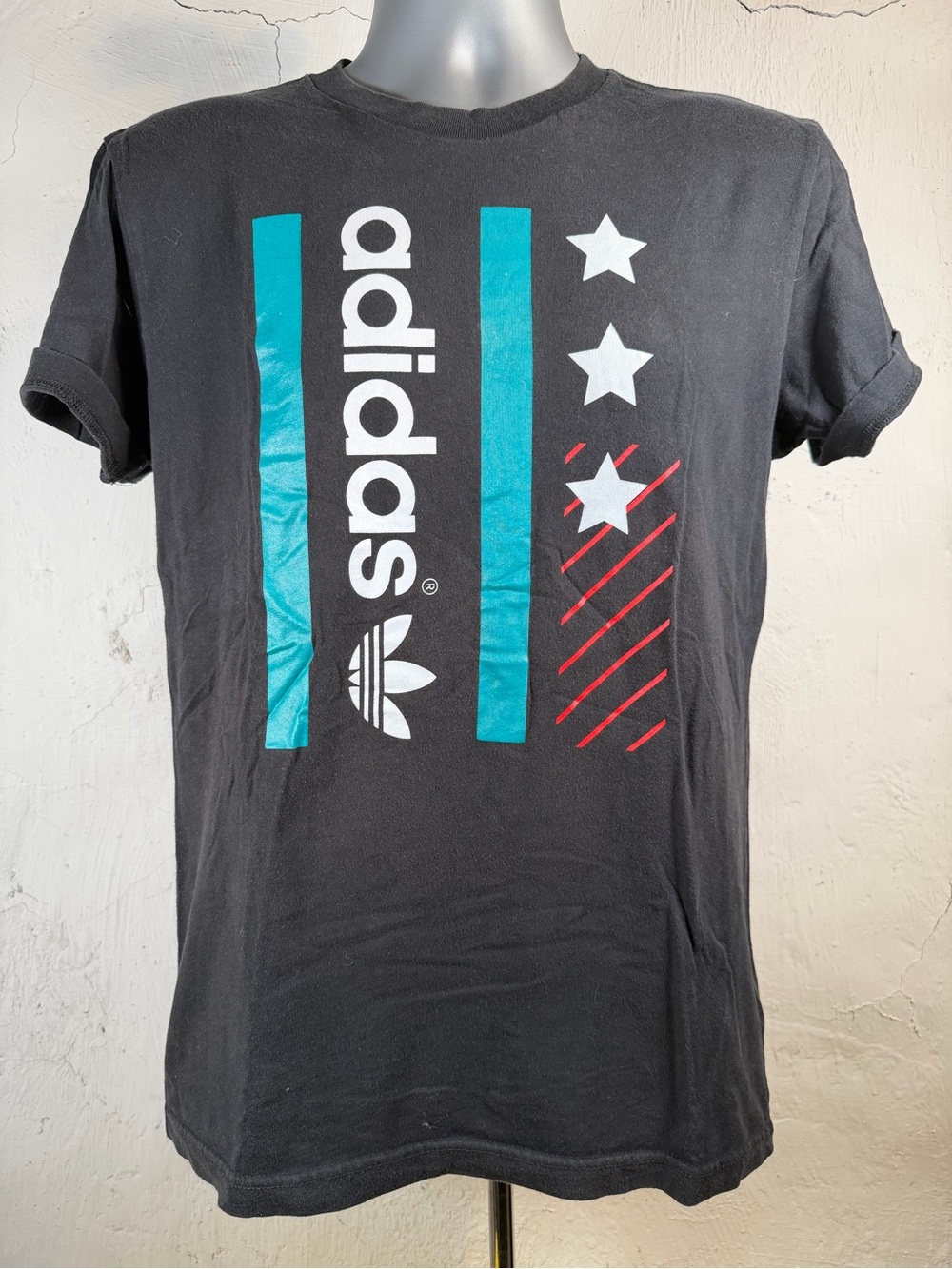 Adidas Originals | Three Stars & Stripes Logo Tee